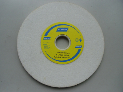 诺顿NORTON平面工具磨用白刚玉氧化铝陶瓷砂轮 &nbsp;&nbsp;T1A &nbsp;205*9.5*31.75 &nbsp;38A46K